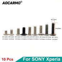 เมนบอร์ด Aocarmo 10ชิ้น/ล็อตสลักเกลียวตรงกลางสำหรับ Sony Xperia เฟรมสกรู1/5 X1 X5 J9110 J9210 J8210