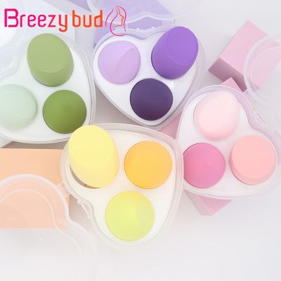 【CW】✳❐﹉  1/3Pcs Makeup Blender Egg Set Colorful Drop Sponge Puff Make up Foundation Wet Dry Use