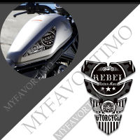 Fuel Oil Kit Knee Protection Tank Pad 3D Stickers Decal Emblem Logo For HONDA Reble CM CMX 125 250 300 500 1100 CMX500 CMX300