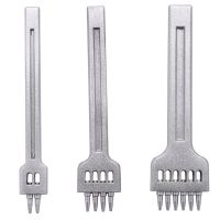 LJL Leather Craft Round Hole Pricking Iron Chisel Head Removable Stitching Punch Chisel Tool/Set