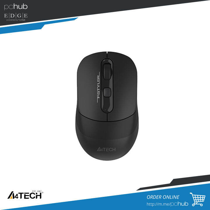 A4tech Fstyler FB10C stone black wireless mouse BT | Lazada PH