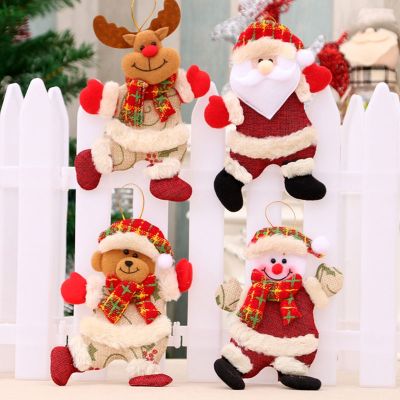 【CC】☁☫♤  Ornaments Xmas Claus Pendant Decoration for Noel Natal Happy New Year