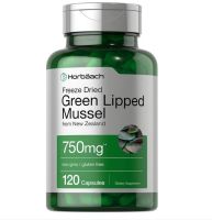 American Horbaach Green Lipped Mussel Green Lipped Mussel Joint Spine 750Mg 120แคปซูล