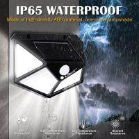 Solar Lights Outdoor 100 LED Solar Motion Sensor Lights 3 Lighting Modes 270 Angle Waterproof Function Home Security