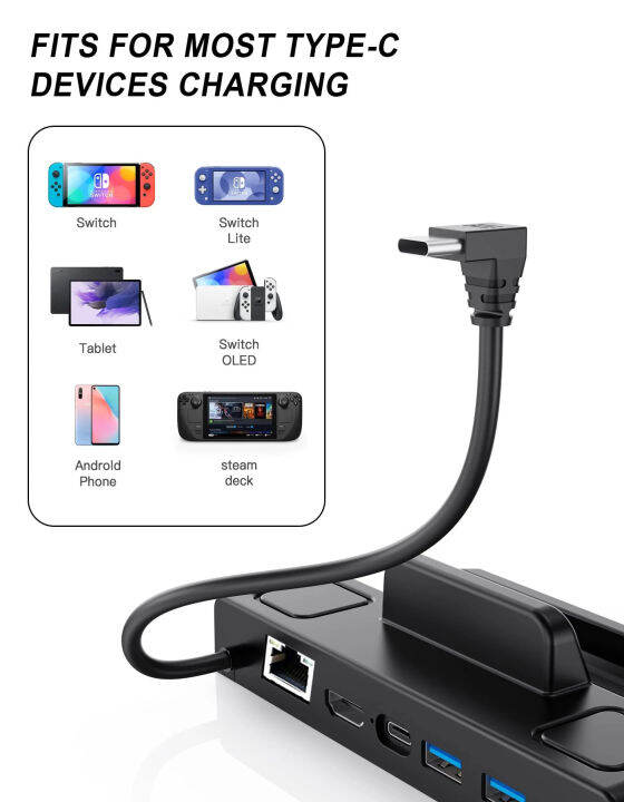 steam-deck-docking-station-ฐานทีวีขาตั้ง6-in-1-hub-holder-dock-60hz-hdmi-เข้ากันได้กับ-usb-c-rj45-ethernet-สำหรับ-steam-deck-console