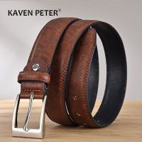 Casual Mens Brown Trouser Waist Belt Fashionable Vintage Strap For Men Jeans Waistband Free Shipping Belts