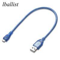 lballist Micro USB 2.0 Data Cable USB Type A Male to Mirco Male Dual Shielding(Foil Braided) High Speed 30cm 50cm 100cm