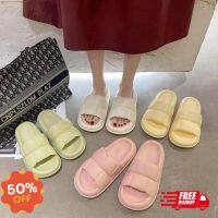 AC รองเท้าแตะ TOBO-แท้! size36-41รองเท้าแตะแบบสวมทรงพื้นสูง นุ่มมาก ใส่ชิลๆ กันลื่น สบายเท้า TX-246 ส่งฟรี