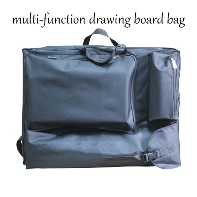 4K Black Oxford Waterproof Sketch Drawing Board Bag Travel Shoulder Carrying Sketchpad Bag