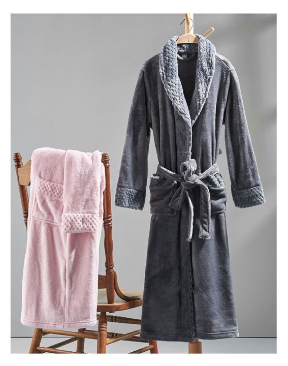cw-ladies-nightgown-men-39-s-loungewear-coral-thicker-couple-bathrobe-warm-sleepwear