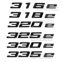 Car ABS Trunk Letters Logo Badge Emblem Sticker For BMW 3 Series 316e 318e 320e 325e 330e 335e E46 E90 E91 F30 F31 F34 G20 G30