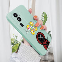 HP เคสสำหรับ OPPO Reno10 Pro + 5G เคสการ์ตูนตัดสินปลาหมึกเคสโทรศัพท์ปลอกซิลิโคนของเหลวทรงสี่เหลี่ยมดั้งเดิมเคสป้องกันทนแรงกระแทกกล้องคลุมทั้งหมด