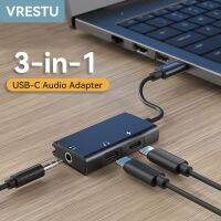 3 In 1 Type C Earphone Adapter For Samsung S22 S20FE A53 Ipad Pro 2022 Air Google Pixel 7 6 XL DAC Chip PD60W Charge 3.5Mm Audio