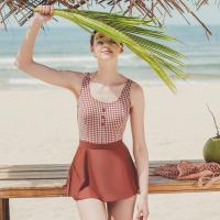 JULY SAND Woman SwimSuit Sexy One Piece Swimwear Fitness Bathing Suit Lady Plaid Beachwear Women High-end Swimwear