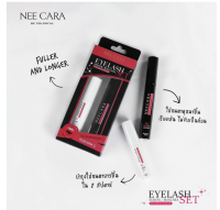 NEE CARA EYELASH SET SERUM / MASCARA Fuller &amp; Longer เซ็ตขนตา 2 in 1**ของแท้ พร้อมส่ง