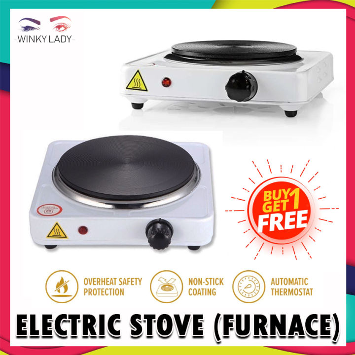 (BUY 1 TAKE 1) FURNACE Electric Stove Single Burner 1000W Hot Plate ...