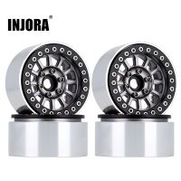 INJORA Aluminum 1.9 Beadlock Wheel Rim for 1/10 RC Crawler Car TRX-4 Axial SCX10 90046 AXI03007 Upgrade Parts