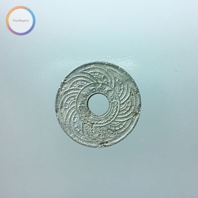 เหรียญ 5 สตางค์รู นิกเกิล ตราอุณาโลม-พระแสงจักร รัชกาลที่ 6 พ.ศ.2456 #1