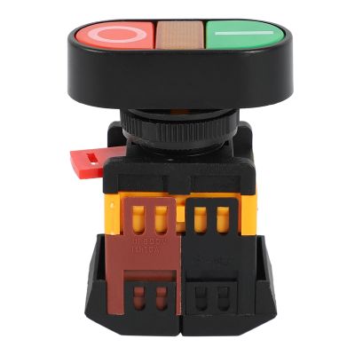 AC 600V 10A ON OFF ON AND OFF Momentary Push Button Switch with 220V Neon Light