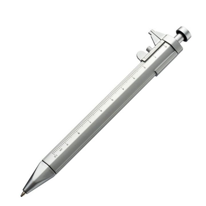 hot-sale-1pcs-0-5mm-gel-ink-pen-ballpoint-multifunction-vernier-caliper-0-150mm-measuring-tool-abs-card-ruler-drop-shipping