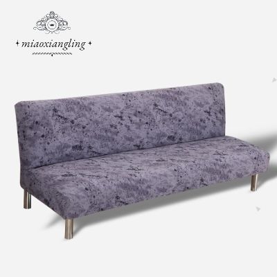 【Splash Ink Sofa Bed Cover】Sofa Bed Cover Without Armrest Folding Sofa Cover Elastic Sofa Cover Living Room Sofa Cover