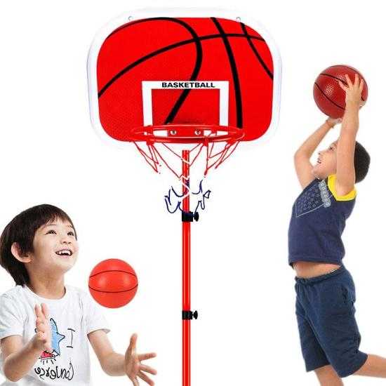 Bộ đồ chơi bóng rổ điều chỉnh được chiều cao rèn luyện kỹ năng cho bé - ảnh sản phẩm 1