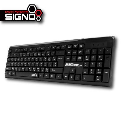คีย์บอร์ด SIGNO รุ่น KB-79  Signo Standard Keyboard - รุ่น KB-79 (Black)