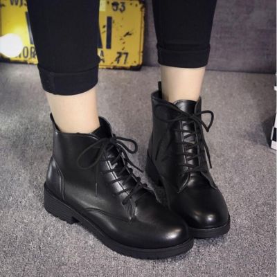 Womens Punk Ankle Martin Boots
