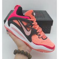 New ✅Original ΝΙΚΕ K D 15 E P Coral Red Fashion Training Basketball Shoes Actual Combat Sports Shoes （Free Shipping）