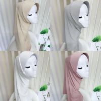 【YF】 Ramadan Muslim Hijabs Long Wrap Headscarf Womens Hedging Thin Solid Color Breathable Prayer Turban Shawl Eid Headwear