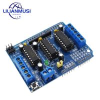 แผงมอเตอร์ขับเคลื่อน L293D แบบคู่สำหรับ Arduino Duemilanove มอเตอร์ไดรฟ์บอร์ดขยายสำหรับเครื่องพิมพ์แผงมอเตอร์ควบคุม