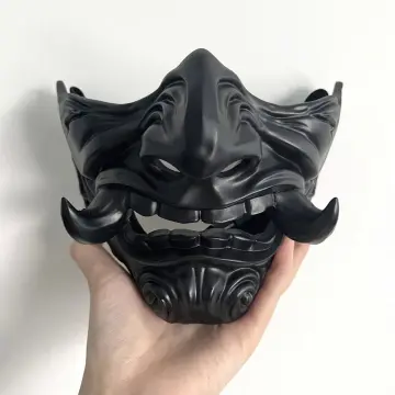 Japonês Oni Samurai Kabuto Capacete Do Carro Pingente Rosto