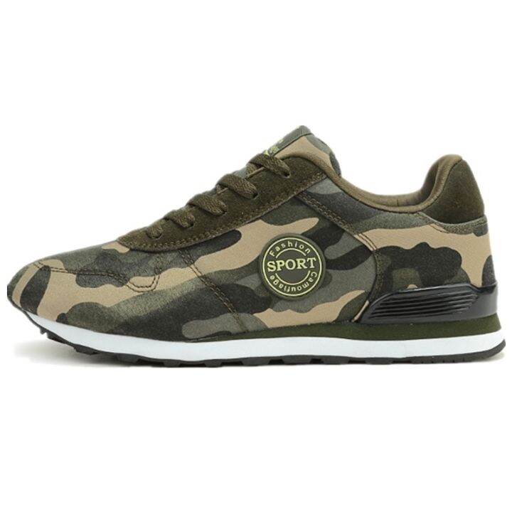 ขายดีที่สุด-ioztt2023-new-canvas-shoes-men-sneakers-adult-footwear-camouflage-low-lace-up-flat-anti-skid-soft