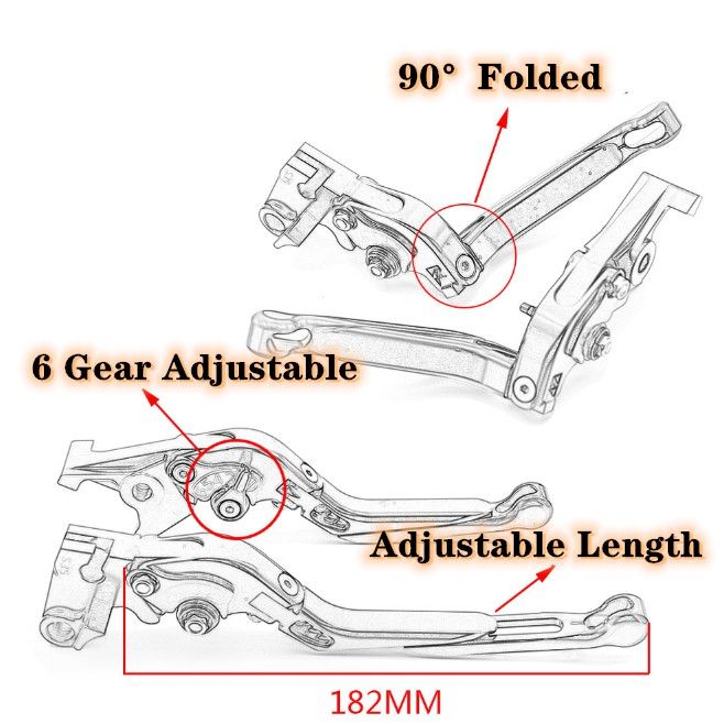 for-kawasaki-rouser-ns160-fi-2013-2023-modified-6-stage-adjustable-foldable-brake-clutch-lever-with-handlebar-grips-glue-lever-guard-3-in-1-set-1