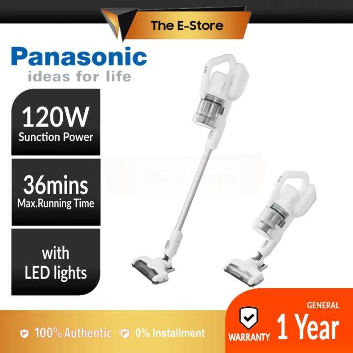 Panasonic 2In1 Cordless Handheld & Stick Vacuum MCSBV01W147 (Vacuum Cleaner Penyedut Habuk
