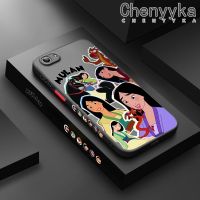 เคส Chenyyka สำหรับ VIVO Y53เคสลายการ์ตูน Mulan เคสโทรศัพท์ซิลิโคนลายแข็งกันแรงกระแทกฝ้าบางคลุมทั้งหมดป้องกันเลนส์กล้องเคสนิ่ม