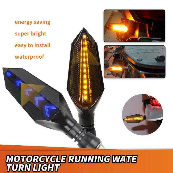 Turn Signals Motorcycle Signal light Flowing Water Flashing Led Arrow