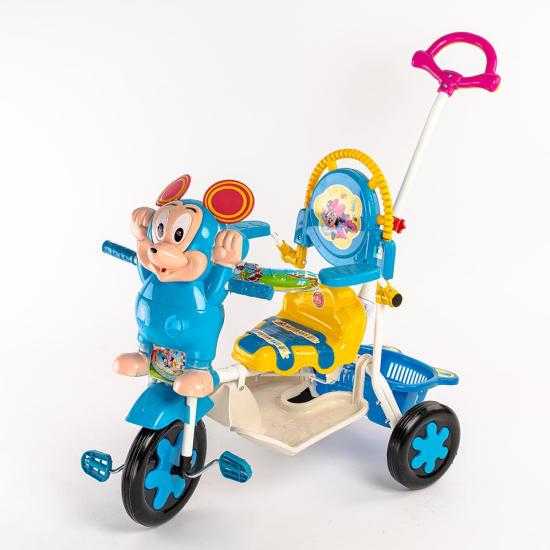 Xe đạp 3 bánh trẻ em có cây đẩy và nhạc đại phát tài dành cho trẻ từ 3 đến - ảnh sản phẩm 4