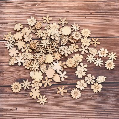 【CC】♙❀✈  100pcs Pieces Leaves Cutouts Slice Decoration Doodle Scrapbooking