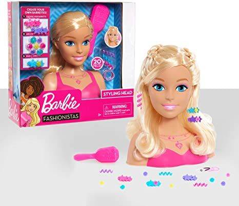 barbie head for hairstyling