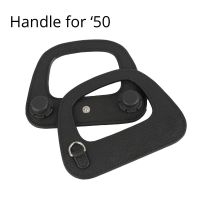 Tanqu Metal D Buckle Ring Oblong Faux PU Leather Handle for Obag 50 Bag Handle for O Bag 50 Handbag Accessory