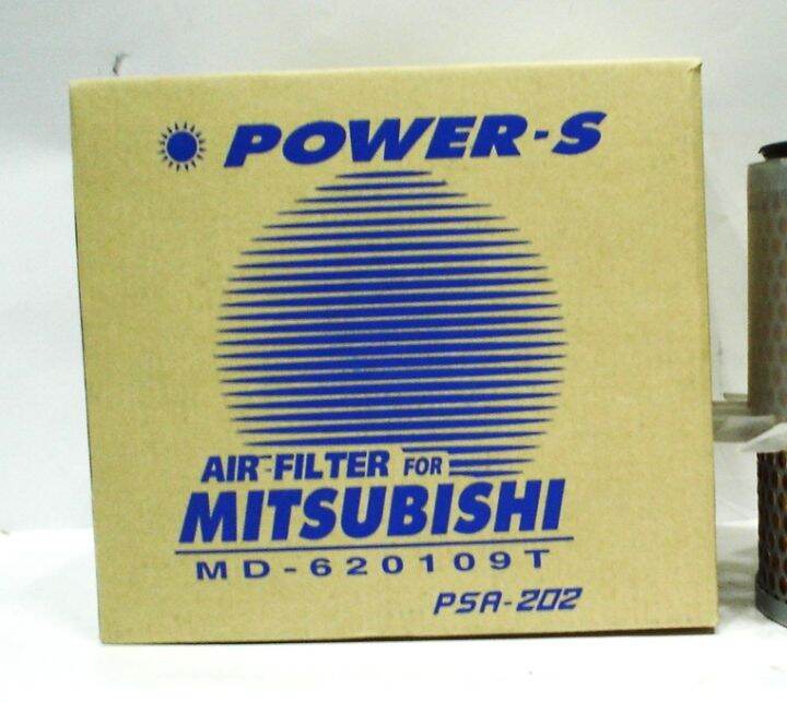 ไส้กรองอากาศ-mitsubishi-l200-cyclone-ใช้ตั้งแต่ปี-1986-1994-เบอร์แท้-md-620109-ยี่ห้อ-power-s-psa-202-s-สินค้าคุณภาพสูง