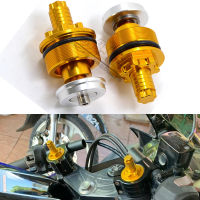 2PCS Preload Fork Cap Adjusters สำหรับ Kawasaki Ninja 650R 400R KLR 650 ER 6N 6F 4F Z650 ZRX 400 ZEPHYR 750 ZR750 Vulcan