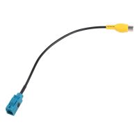 U90C Reversing Camera Adaptor Cable Fakra to RCA Vehicle Navigation Video Radio Stereo System Adapter Lead 8 Long