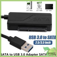 คอมพิวเตอร์ IHBNEP 5Gbps SATA ฮาร์ดไดรฟ์7 + 15 22ขาอะแดปเตอร์ SATA เป็น USB สาย3.0 2.5ฮาร์ดดิสก์ SSD 3.5นิ้ว