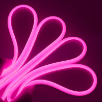 220V 110V Neon Led Strip Light Ribbon String เชือกยืดหยุ่นไฟ EU US UK Plug 2835 120LED M สีขาว Neon Sign โคมไฟ6สี