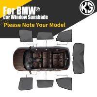 กระจกบังแดดรถยนต์แม่เหล็ก Se แบบกำหนดเองสำหรับ BMW 1 3 Series 5 Series 7 X1 X4 X3 X5ตาข่ายผ้าม่านหน้าต่าง X6โปรดทราบโมเดลของคุณ