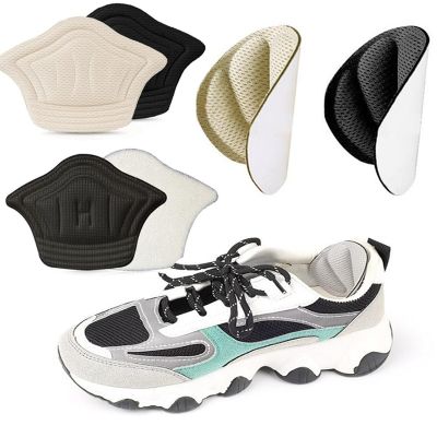 Shoe Heel Sticker Insoles for Women Sneakers Running Shoes Size Reducer High Heel Liner Grips Protector Pad Pain Relief Inserts Shoes Accessories