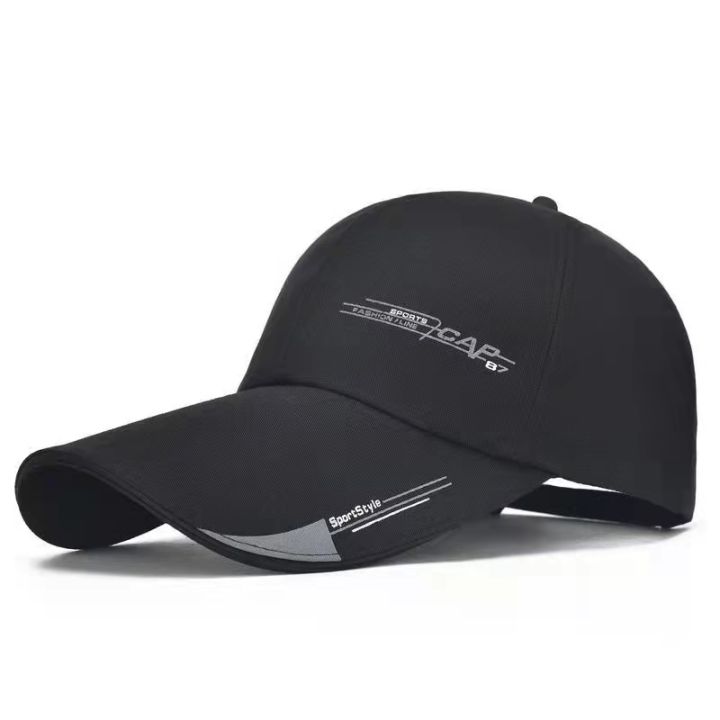 Black Plain Metal Adjust Cap Fashion Hats Outdoor Bull Caps Baseball ...
