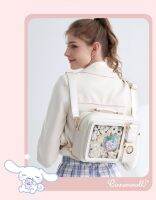 Sanrios Kuromi Cinnamoroll TV Itabag กระเป๋าสะพายไหล่การ์ตูนน่ารักญี่ปุ่น Kawaii กระเป๋าถืออเนกประสงค์ความจุมาก Jk Lolita